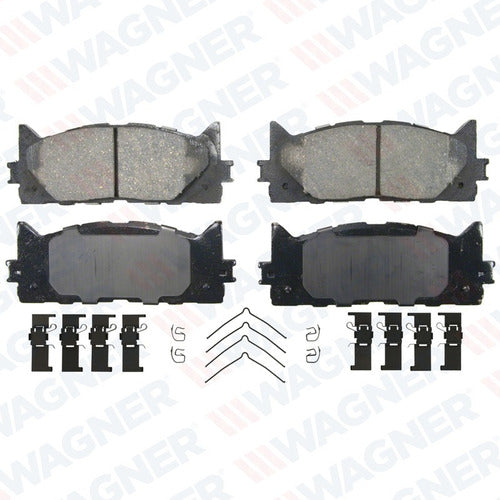 WD-1293 - BALATAS CERÁMICAS DELANTERAS PARA TOYOTA CAMRY 2007-2017