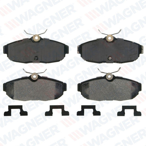 WD-1082 - BALATAS CERÁMICAS TRASERAS PARA FORD MUSTANG BASE 2010-2014