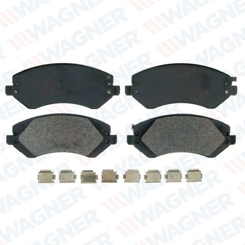 WX-856B - BALATAS SEMIMETALICAS DELANTERAS PARA CHRYSLER VOYAGER 2005-2007