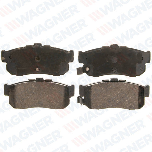 WD-595 - BALATAS CERÁMICAS TRASERAS PARA NISSAN ALTIMA 1996-1997
