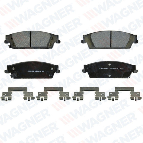 WS-1707 - BALATAS CERÁMICAS DE FIBRA DE CARBONO TRASERAS PARA CADILLAC ESCALADE 2015-2020
