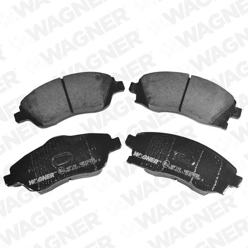 WX-1176 - BALATAS SEMIMETALICAS DELANTERAS PARA CHEVROLET CORSA 2002-2008