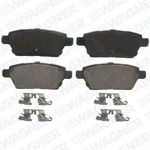 WD-1161 - BALATAS CERÁMICAS TRASERAS PARA FORD FUSION 2006-2012