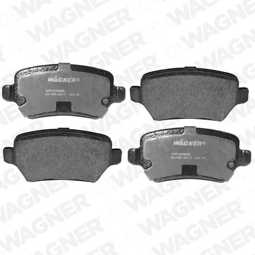 WX-1362 - BALATAS SEMIMETALICAS TRASERAS PARA CHEVROLET MERIVA 2007-2008