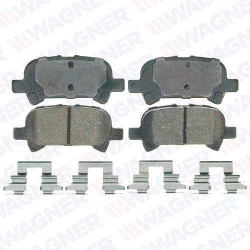 WD-828 - BALATAS CERÁMICAS TRASERAS PARA TOYOTA CAMRY 2002-2006