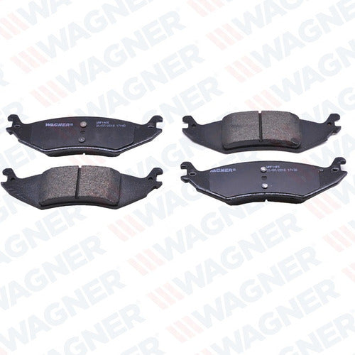 WS-1046 - BALATAS CERÁMICAS DE FIBRA DE CARBONO TRASERAS PARA FORD E-150 2006-2007