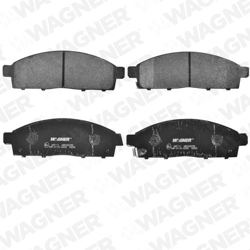 WX-1519 - BALATAS SEMIMETALICAS DELANTERAS PARA MITSUBISHI L200 2008-2012