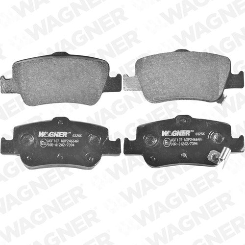 WX-1572 - BALATAS SEMIMETALICAS TRASERAS PARA TOYOTA COROLLA 2009-2013