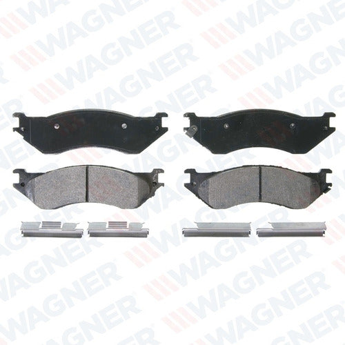 WX-702A - BALATAS SEMIMETALICAS TRASERAS PARA DODGE RAM 2500 2001-2008