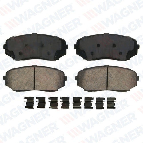 WD-1258A - BALATAS CERÁMICAS DELANTERAS PARA FORD EDGE 2007-2014