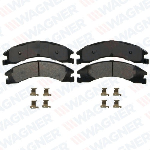 WX-1329 - BALATAS SEMIMETALICAS TRASERAS PARA FORD E-150 2008-2009