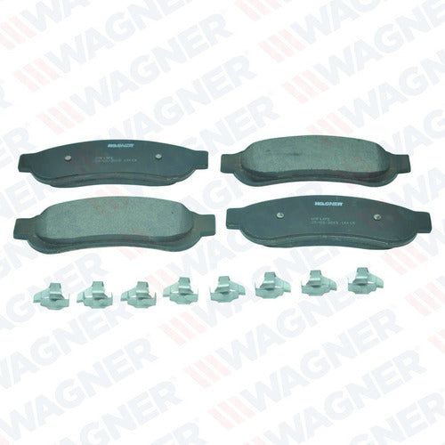 WX-1334A - BALATAS SEMIMETALICAS TRASERAS PARA FORD F-250 SUPER DUTY 2011-2012