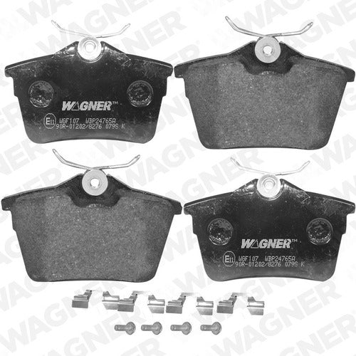 WX-24765A - BALATAS SEMIMETALICAS TRASERAS PARA PEUGEOT 3008 2011-2012
