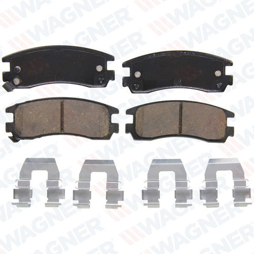 WD-698 - BALATAS CERÁMICAS TRASERAS PARA CHEVROLET IMPALA 2001-2003