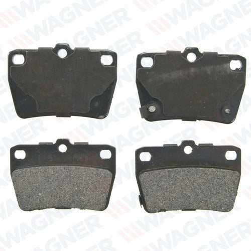 WX-1051 - BALATAS SEMIMETALICAS TRASERAS PARA TOYOTA RAV4 2004-2005