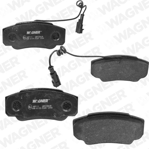 WX-1582 - BALATAS SEMIMETALICAS TRASERAS PARA NISSAN CABSTAR 2009-2009