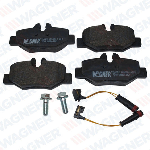 WX-1615 - BALATAS SEMIMETALICAS TRASERAS PARA MERCEDES-BENZ VITO 2009-2013