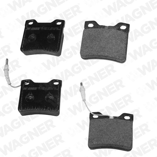 WX-1480 - BALATAS SEMIMETALICAS TRASERAS PARA PEUGEOT 406 2000-2005