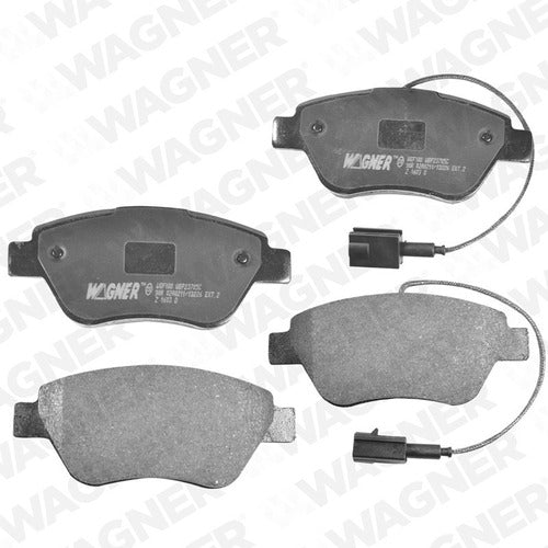 WX-1616 - BALATAS SEMIMETALICAS DELANTERAS PARA FIAT 500 2009-2011