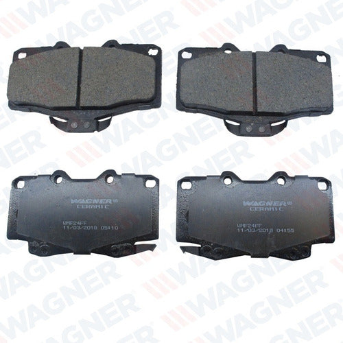 WD-436 - BALATAS CERÁMICAS DELANTERAS PARA TOYOTA HILUX 2004-2008
