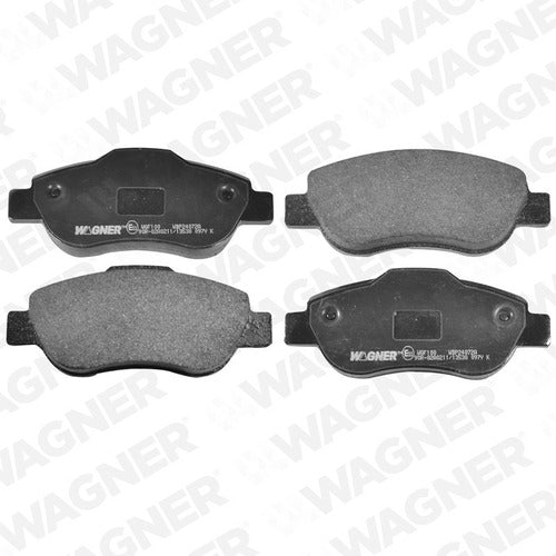 WX-1488 - BALATAS SEMIMETALICAS DELANTERAS PARA FIAT PANDA 2007-2008