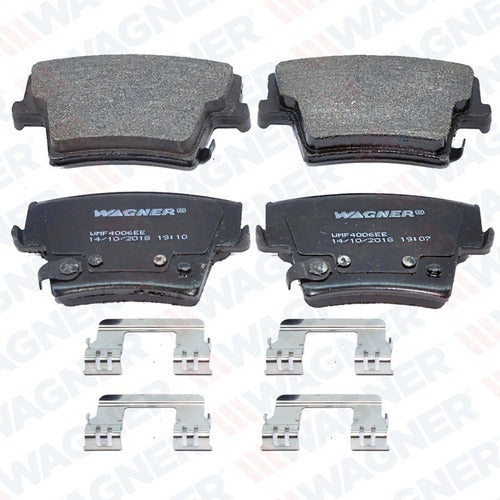 WX-1057B - BALATAS SEMIMETALICAS TRASERAS PARA DODGE CHARGER 2006-2012