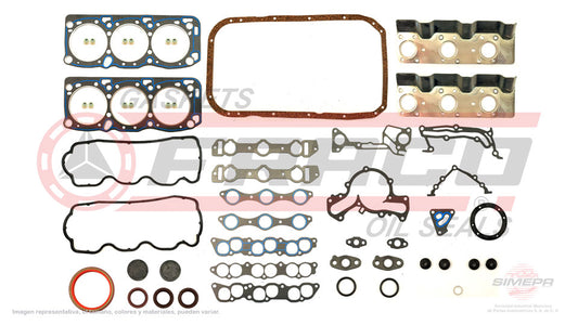 FSX-5562001 - JUEGO DE EMPAQUES PARA CHRYSLER DAYTONA V6 3.0 L 12 V. SOHC 6G72 1990-1993