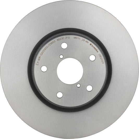 BRE-09.D245.11 - PAR DE DISCOS DE FRENO DELANTEROS PARA SUBARU LEGACY 3.6R LIMITED 2015-2015