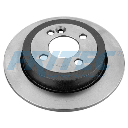 FR-03029 PAR DISCOS DE FRENO TRASEROS MINI COOPER ALL BLACK 4 CIL 1.6 2012-2013