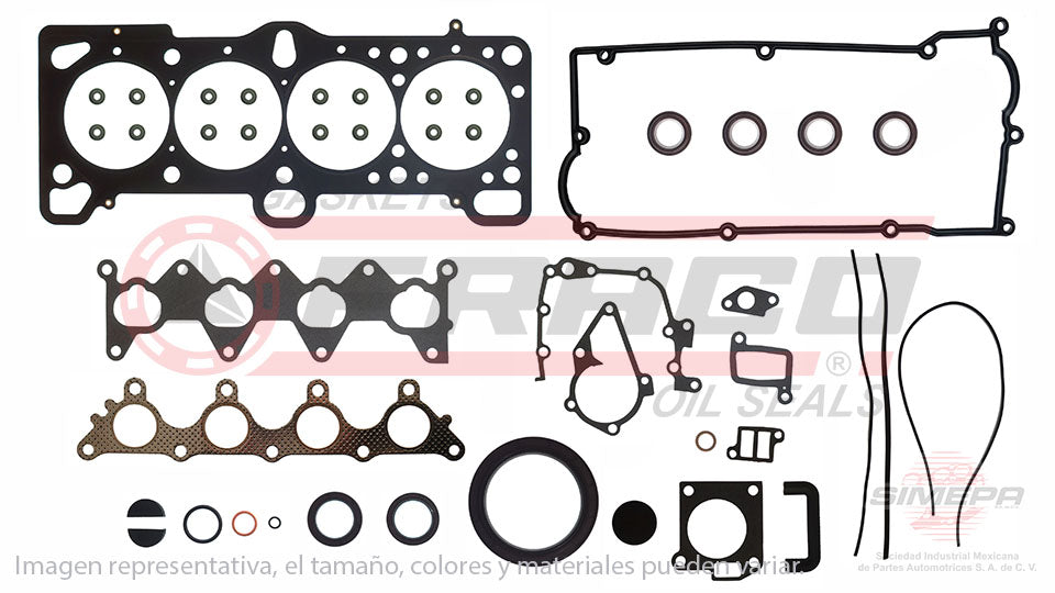 FSX-3640025 - JUEGO DE EMPAQUES PARA DODGE ATTITUDE L4 1.4 L 16 V. DOHC G4EE 2006-2011