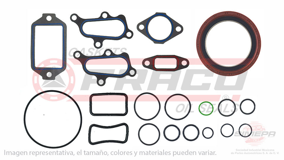 TCX-3082242 - EMPAQUE DE TAPA DE DISTRIBUCION PARA CHEVROLET EXPRESS 2500 V8 6.6 L. DIESEL 32 V. OHV TURBO DIESEL 2006-2016