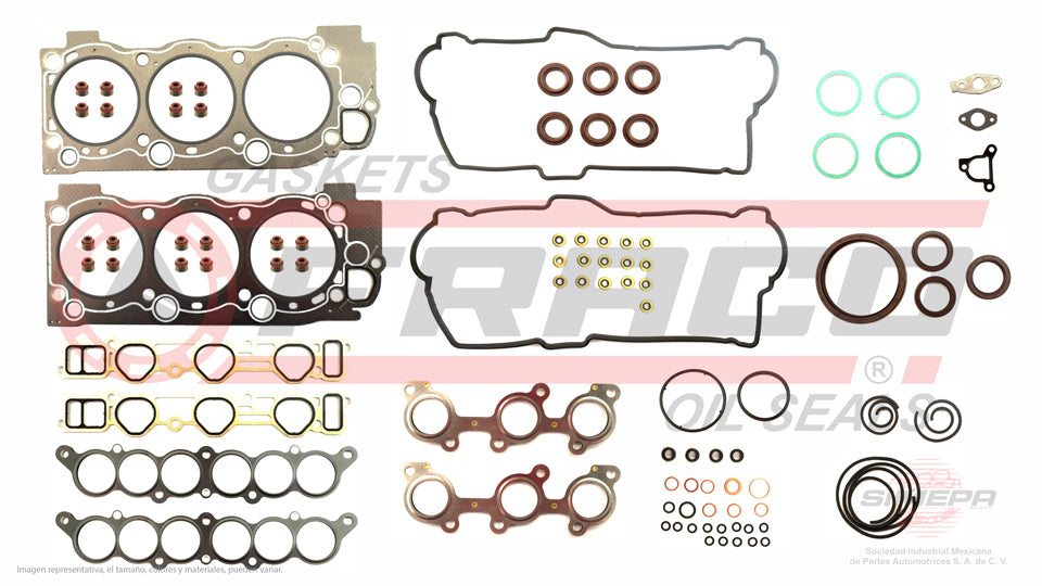 FSX-8062030 - JUEGO DE EMPAQUES PARA TOYOTA 4RUNNER V6 3.4 L 24 V. DOHC 5VZFE 1996-2002