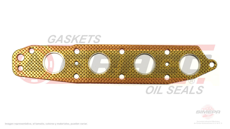 MEX-7640045 - EMPAQUE MULTIPLE DE ESCAPE PARA CHEVROLET METRO L4 1.3 L 16 V. SOHC 1998-2001