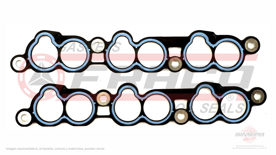 MIX-2662001 - EMPAQUE MULTIPLE DE ADMISION PARA FORD CONTOUR V6 2.5 L DOHC 24 V. DOHC 1995-2000