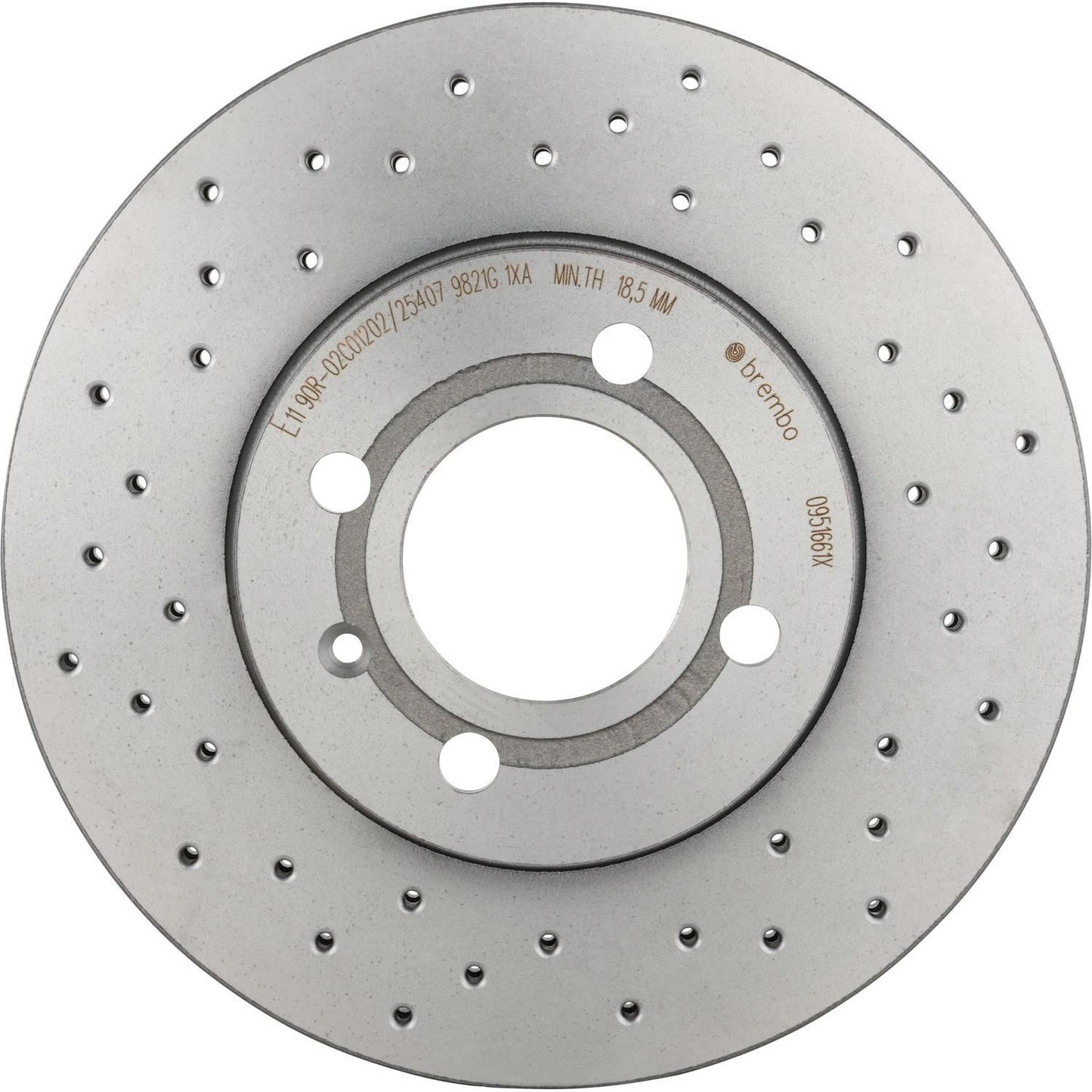 BRE-09.5166.1X - PAR DE DISCOS DE FRENO DELANTEROS PARA SEAT CORDOBA STELLA 2001-2002
