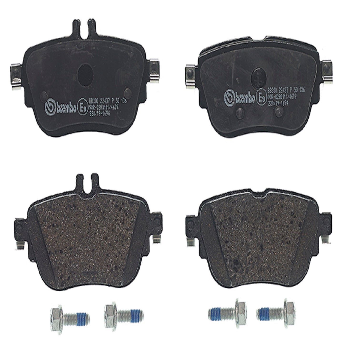 BRE-P50136 - BALATAS TRASERAS PARA MERCEDES-BENZ E300 4MATIC 2017-2019