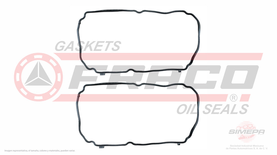 VSX-5562011 - EMPAQUE DE TAPA PUNTERIAS PARA MITSUBISHI OUTLANDER V6 3.0 L 24 V. SOHC 6B31 2007-2012