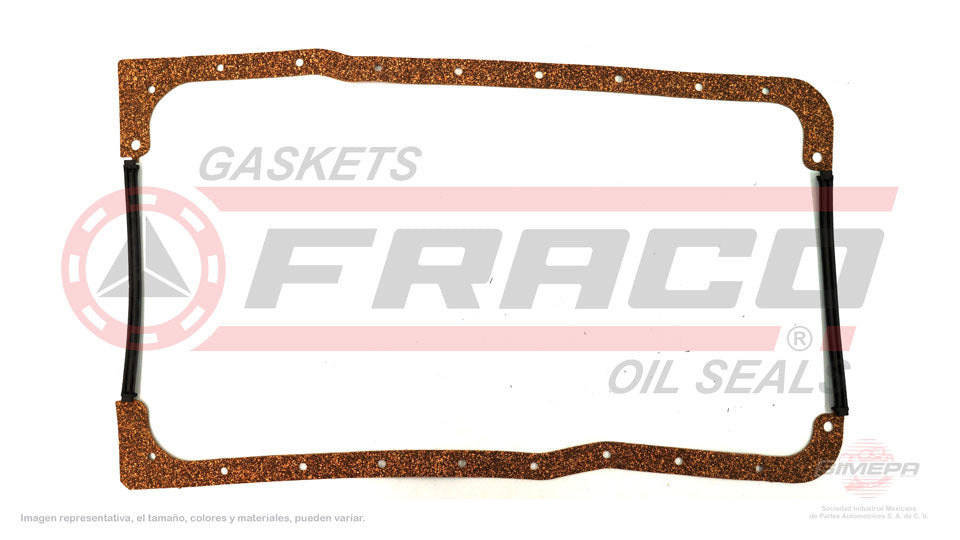 OSX-2682050 - EMPAQUE DE CARTER PARA FORD 300 V8 4.3 L 16 V. OHV 1963