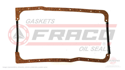 OSX-2682050 - EMPAQUE DE CARTER PARA FORD 300 V8 4.3 L 16 V. OHV 1963