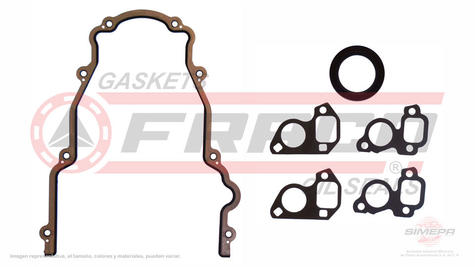 TCX-3082065 - EMPAQUE DE TAPA DE DISTRIBUCION PARA BUICK ALLURE V8 5.3 L 16 V. OHV 2008