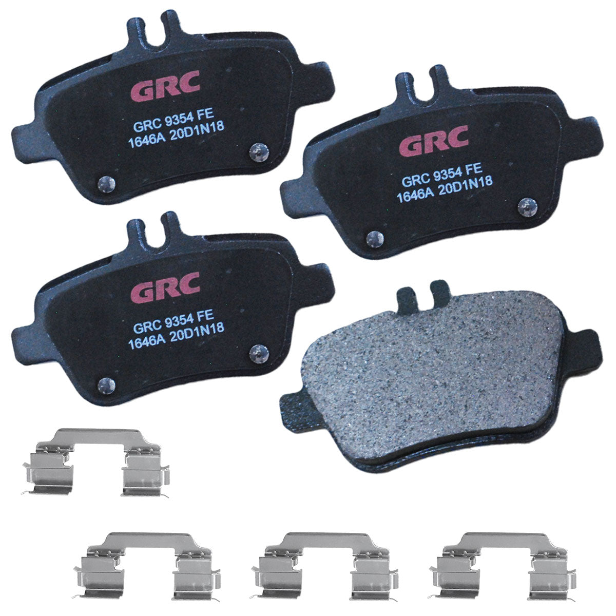 GMD1646A - BALATAS SEMIMETALICAS TRASERAS PARA MERCEDES-BENZ CLA250 SPORT 2015-2016