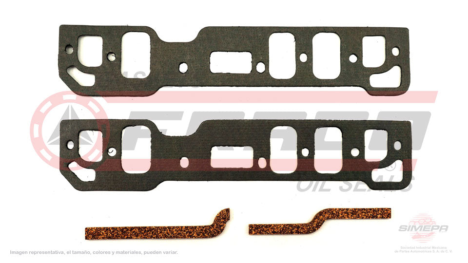 MIX-2662071 - EMPAQUE MULTIPLE DE ADMISION PARA FORD LTD V6 3.8 L 12 V. OHV 1984-1986