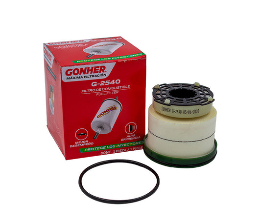 GH-G-2540 - FILTRO DE GASOLINA PARA FORD RANGER XL L4 2.2L TURBO DIÉSEL 2015-2018