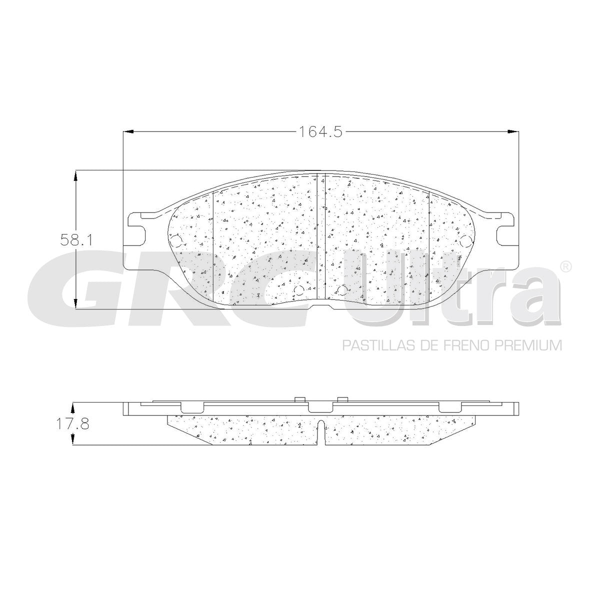 GMD803 - BALATAS SEMIMETALICAS DELANTERAS PARA FORD WINDSTAR 3.0L 1999-2000