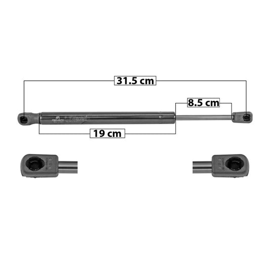 MANJ-60117 - AMORTIGUADOR COFRE PARA LAND ROVER EVOQUE 2012-2020 DERECHA/IZQUIERDA