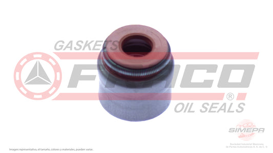 S-5283-V - (50 PIEZAS) SELLO DE VALVULA (RETEN) PARA RENAULT DUSTER L4 1.3 L TURBO 16 V DOHC H5H450/470 2023
