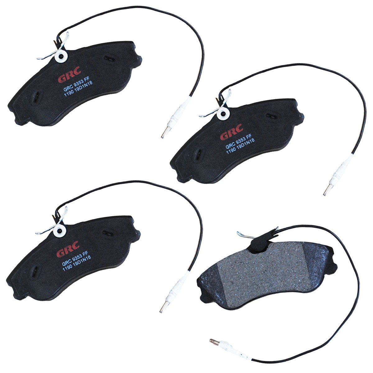 GMD1190 - BALATAS SEMIMETALICAS DELANTERAS PARA PEUGEOT PARTNER 2003-2011