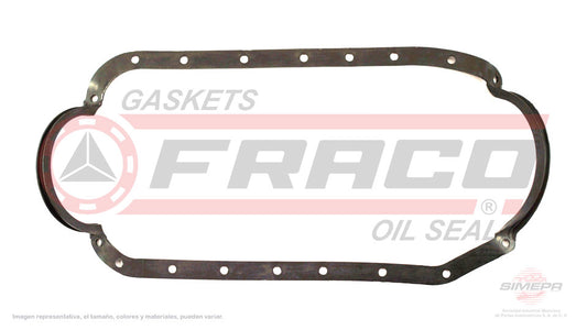 OSX-3840080 - EMPAQUE DE CARTER PARA ISUZU AMIGO L4 2.3 L 8 V. SOHC 4ZD1 1990-1993