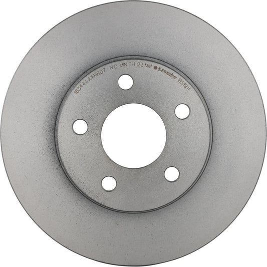 BRE-09.B519.11 - PAR DE DISCOS DE FRENO DELANTEROS PARA CHEVROLET MALIBU BASE 2004-2007