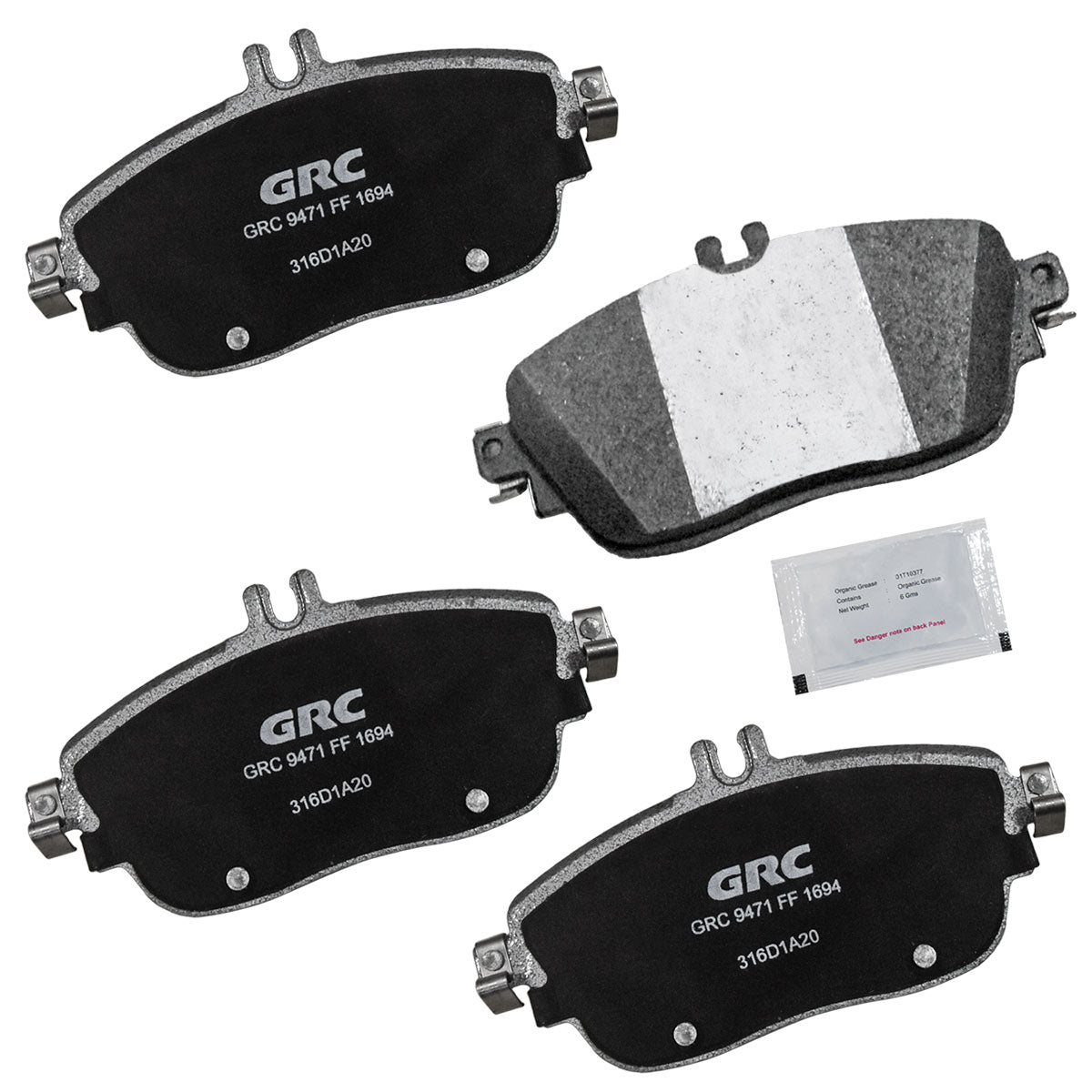 GPRD1694 - BALATAS CERAMICAS DELANTERAS PARA INFINITI QX30 2017-2019